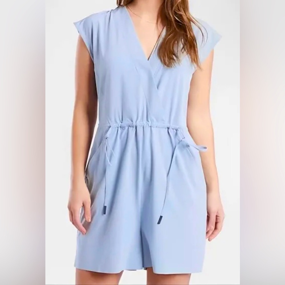 Athleta Light Blue Marlow Romper Lightweight